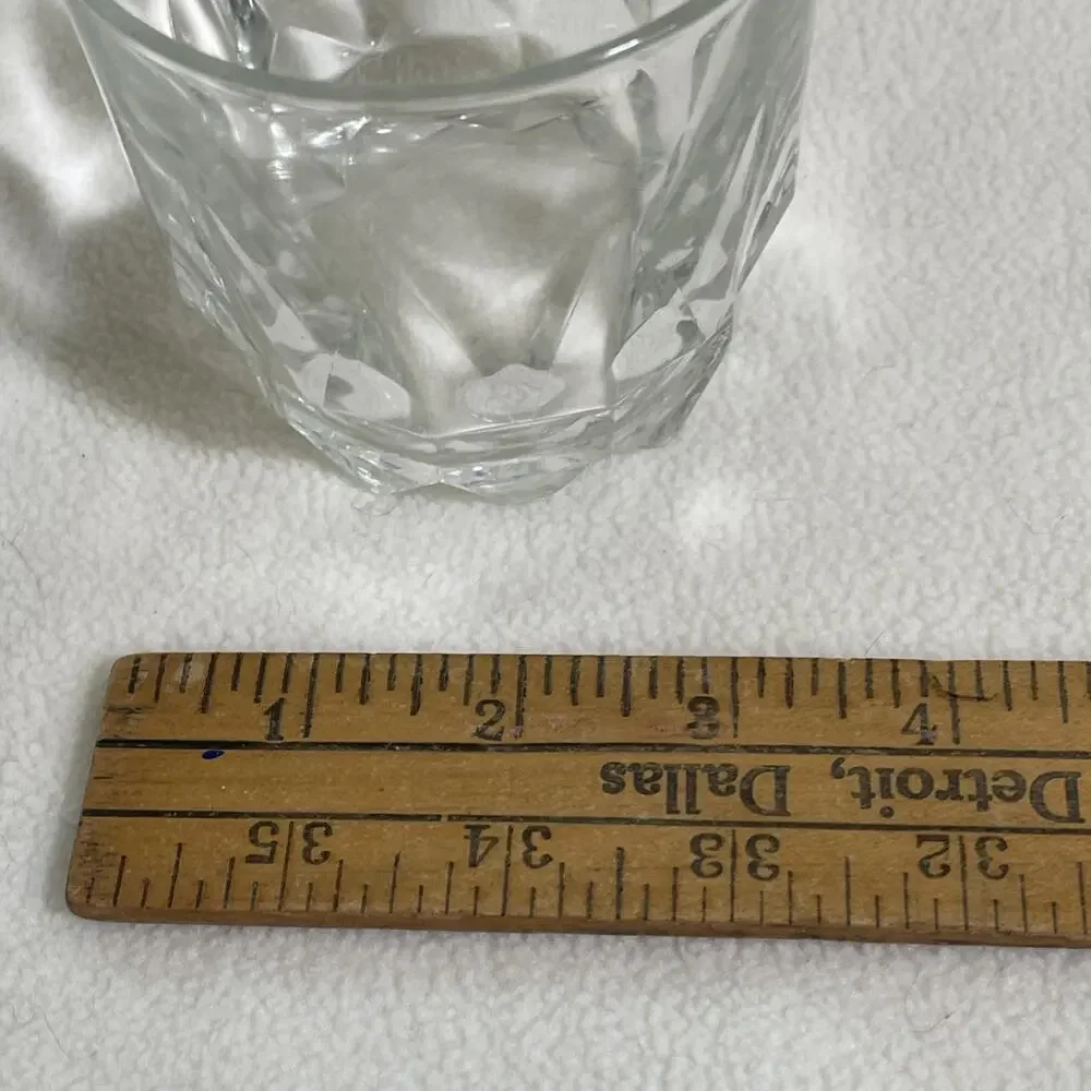 Vintage Arcoroc France ARTIC Clear old fashioned Whiskey glasses 8 oz